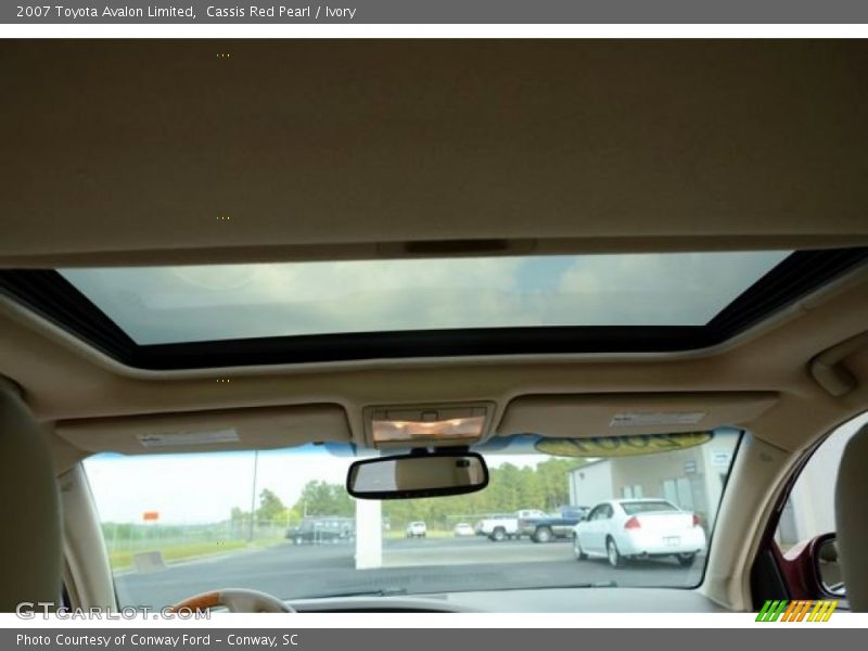 Cassis Red Pearl / Ivory 2007 Toyota Avalon Limited