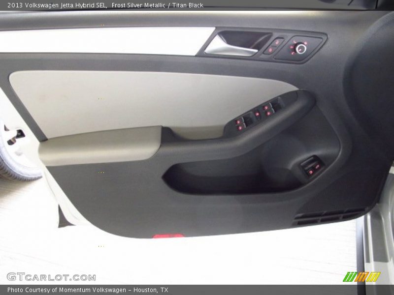 Frost Silver Metallic / Titan Black 2013 Volkswagen Jetta Hybrid SEL