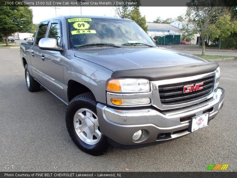 Steel Gray Metallic / Dark Pewter 2006 GMC Sierra 1500 SLE Crew Cab 4x4