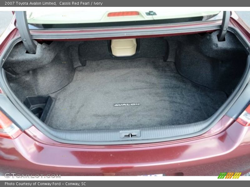 Cassis Red Pearl / Ivory 2007 Toyota Avalon Limited