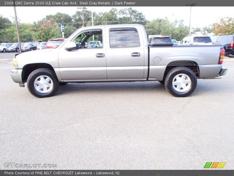 Steel Gray Metallic / Dark Pewter 2006 GMC Sierra 1500 SLE Crew Cab 4x4