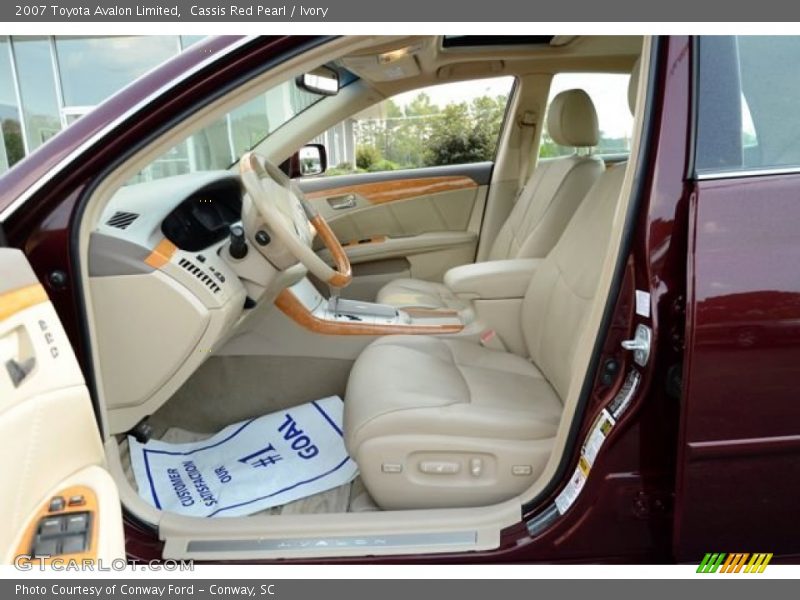 Cassis Red Pearl / Ivory 2007 Toyota Avalon Limited