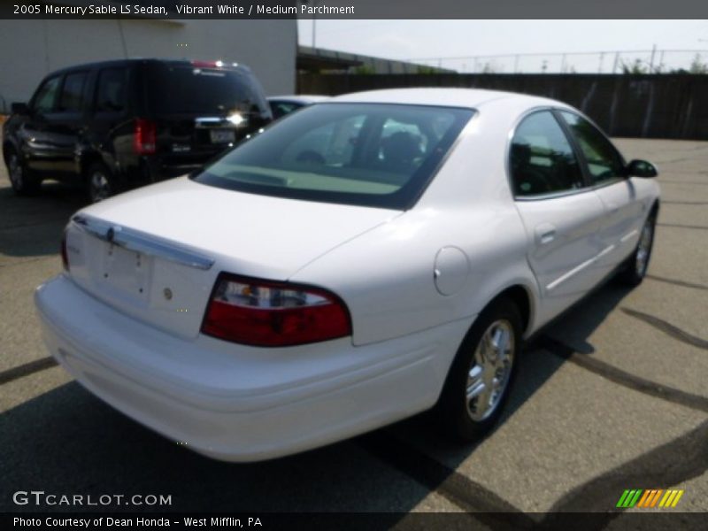 Vibrant White / Medium Parchment 2005 Mercury Sable LS Sedan