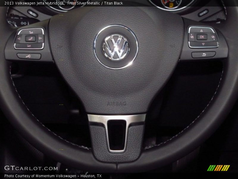 Frost Silver Metallic / Titan Black 2013 Volkswagen Jetta Hybrid SEL