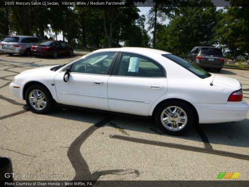 Vibrant White / Medium Parchment 2005 Mercury Sable LS Sedan