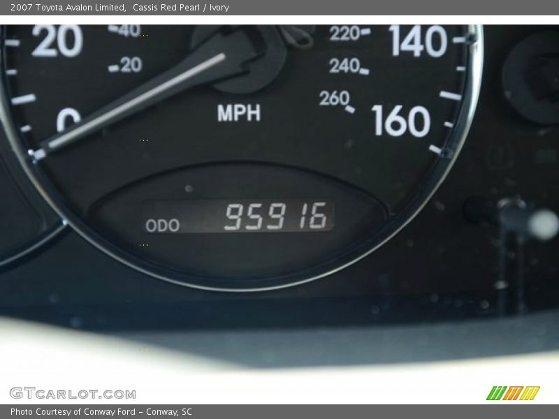 Cassis Red Pearl / Ivory 2007 Toyota Avalon Limited