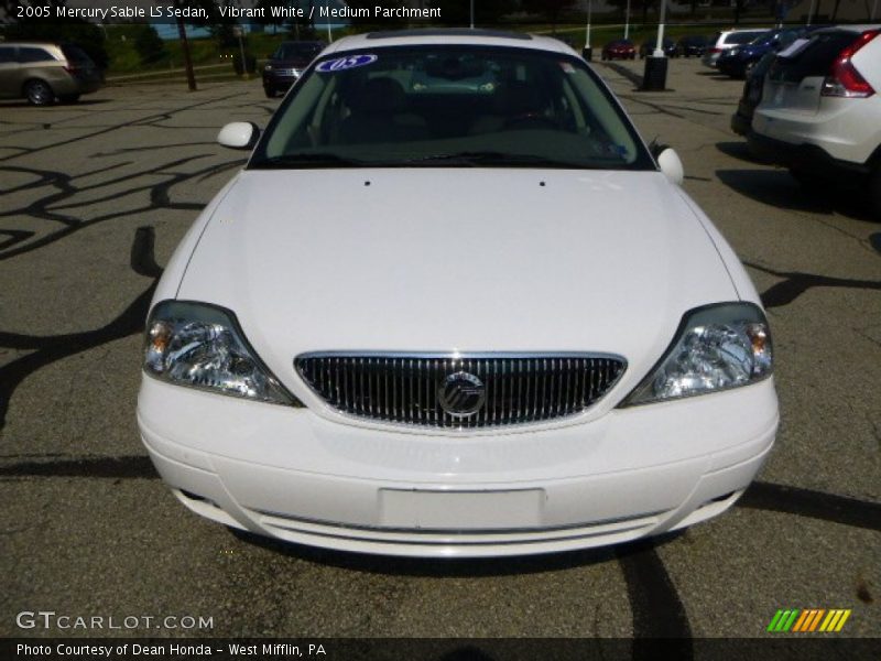 Vibrant White / Medium Parchment 2005 Mercury Sable LS Sedan