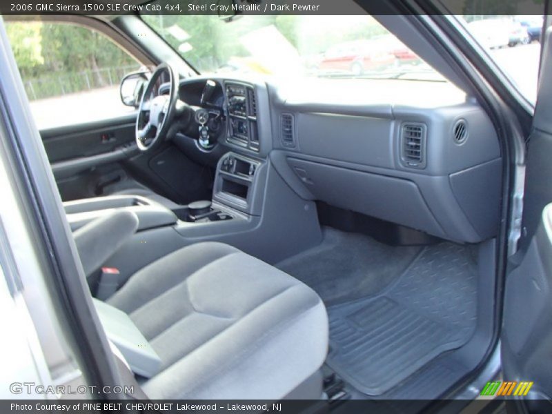 Steel Gray Metallic / Dark Pewter 2006 GMC Sierra 1500 SLE Crew Cab 4x4