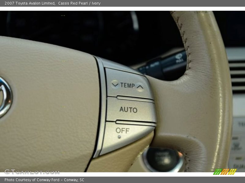 Cassis Red Pearl / Ivory 2007 Toyota Avalon Limited