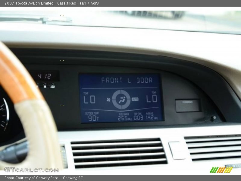 Cassis Red Pearl / Ivory 2007 Toyota Avalon Limited