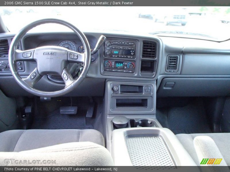 Steel Gray Metallic / Dark Pewter 2006 GMC Sierra 1500 SLE Crew Cab 4x4