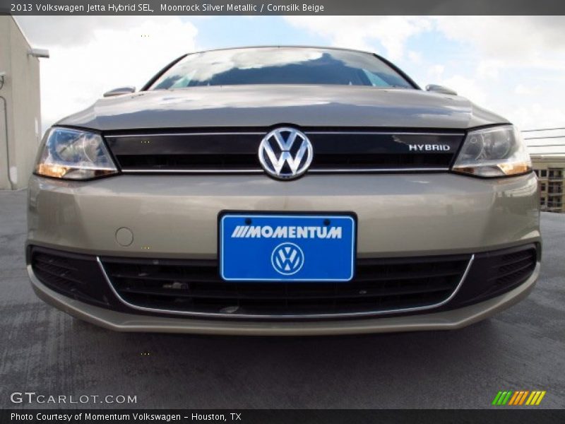 Moonrock Silver Metallic / Cornsilk Beige 2013 Volkswagen Jetta Hybrid SEL