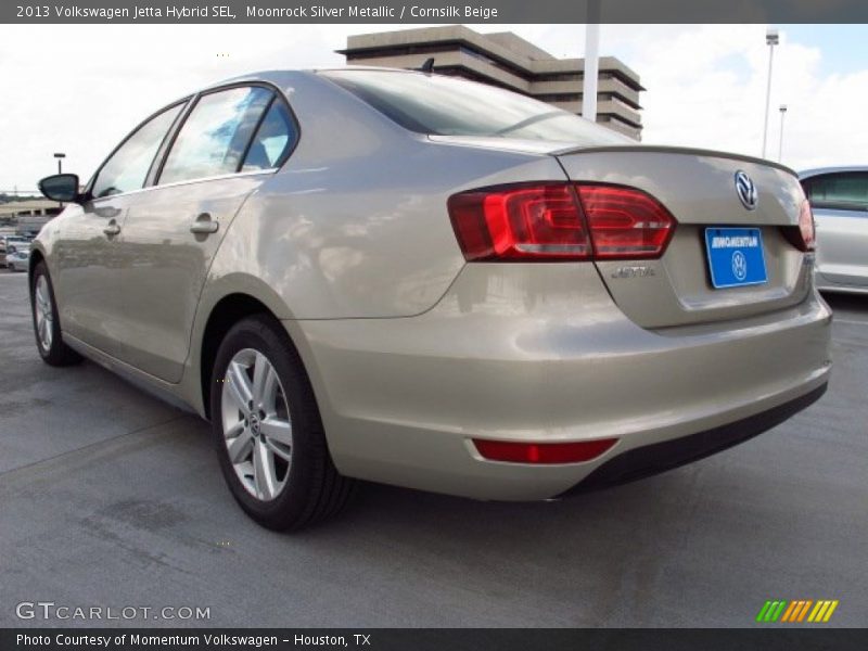 Moonrock Silver Metallic / Cornsilk Beige 2013 Volkswagen Jetta Hybrid SEL