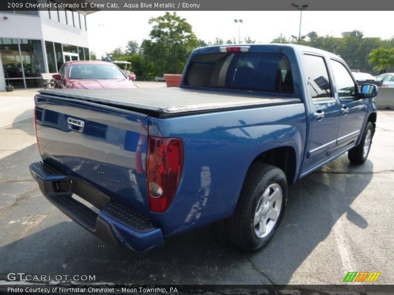 Aqua Blue Metallic / Ebony 2009 Chevrolet Colorado LT Crew Cab