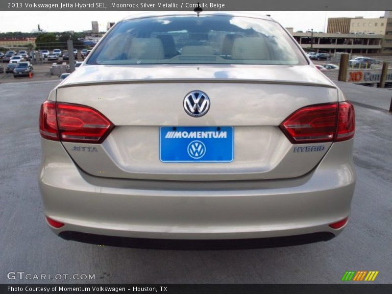 Moonrock Silver Metallic / Cornsilk Beige 2013 Volkswagen Jetta Hybrid SEL