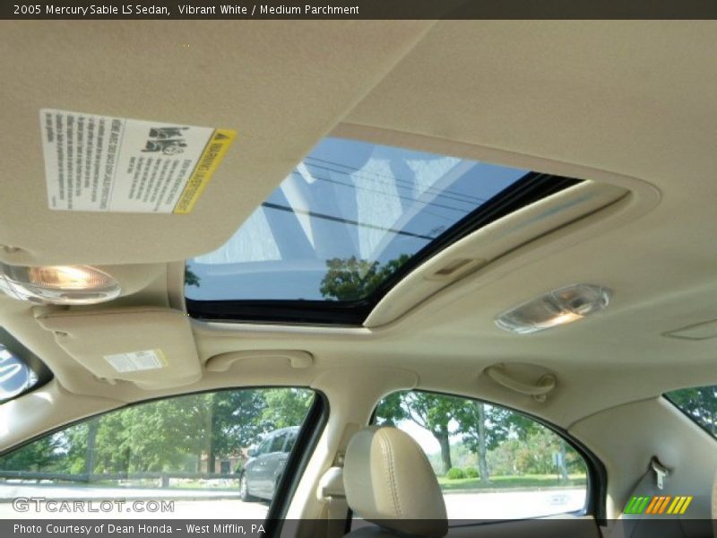 Vibrant White / Medium Parchment 2005 Mercury Sable LS Sedan