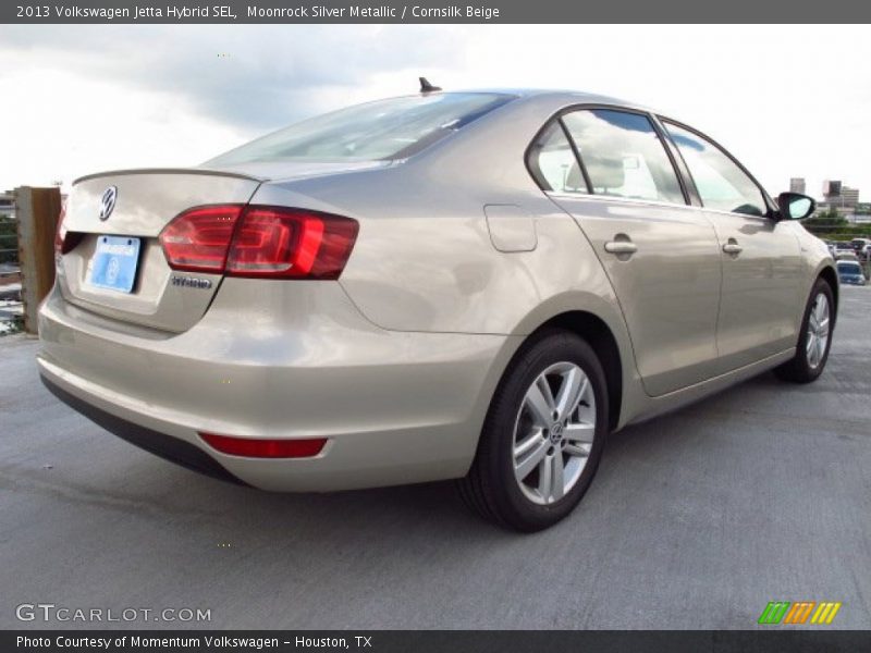 Moonrock Silver Metallic / Cornsilk Beige 2013 Volkswagen Jetta Hybrid SEL