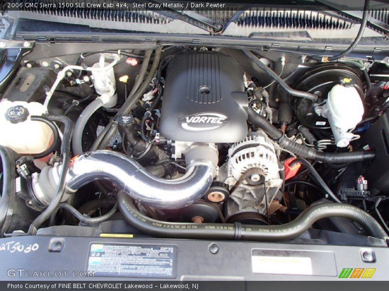 Steel Gray Metallic / Dark Pewter 2006 GMC Sierra 1500 SLE Crew Cab 4x4