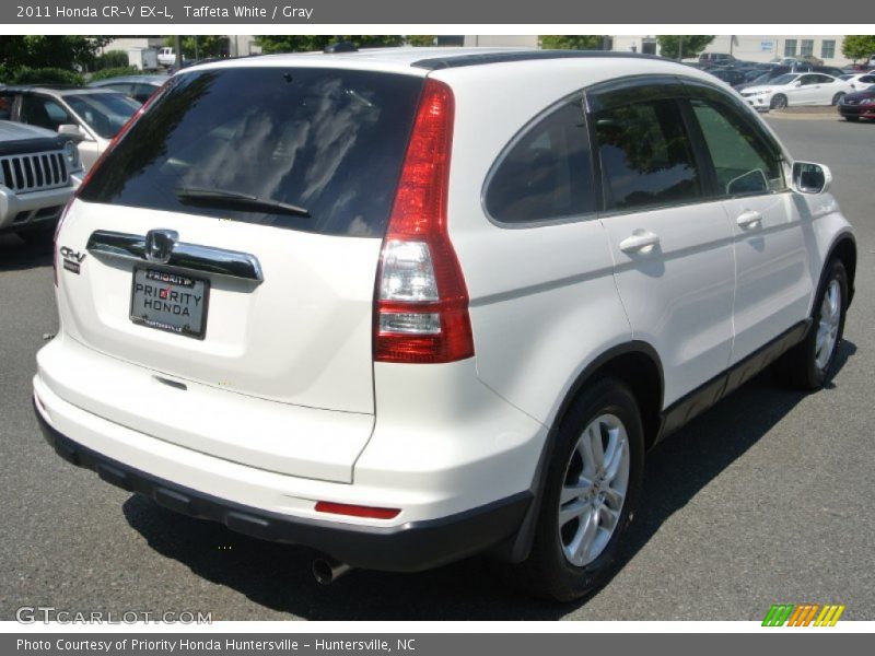 Taffeta White / Gray 2011 Honda CR-V EX-L
