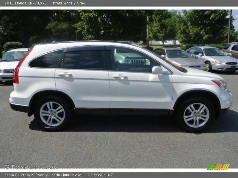 Taffeta White / Gray 2011 Honda CR-V EX-L