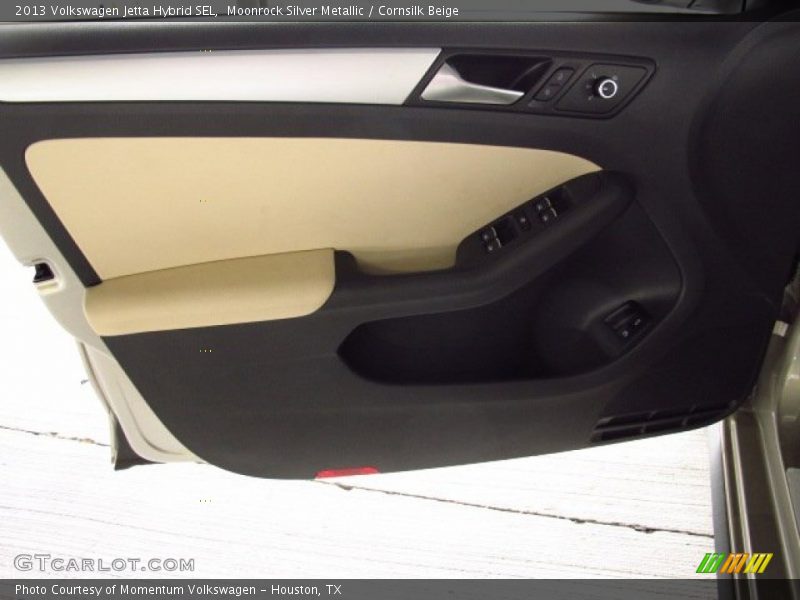 Moonrock Silver Metallic / Cornsilk Beige 2013 Volkswagen Jetta Hybrid SEL