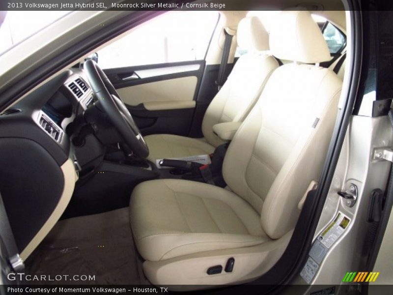 Moonrock Silver Metallic / Cornsilk Beige 2013 Volkswagen Jetta Hybrid SEL