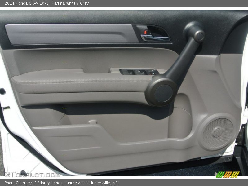Taffeta White / Gray 2011 Honda CR-V EX-L