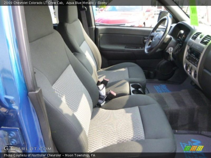 Aqua Blue Metallic / Ebony 2009 Chevrolet Colorado LT Crew Cab