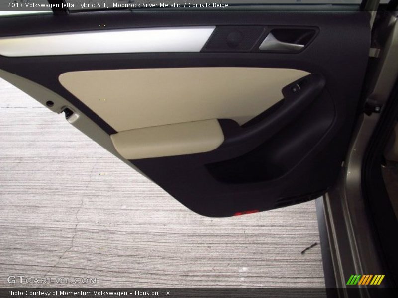 Moonrock Silver Metallic / Cornsilk Beige 2013 Volkswagen Jetta Hybrid SEL