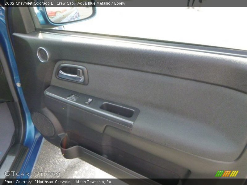 Aqua Blue Metallic / Ebony 2009 Chevrolet Colorado LT Crew Cab