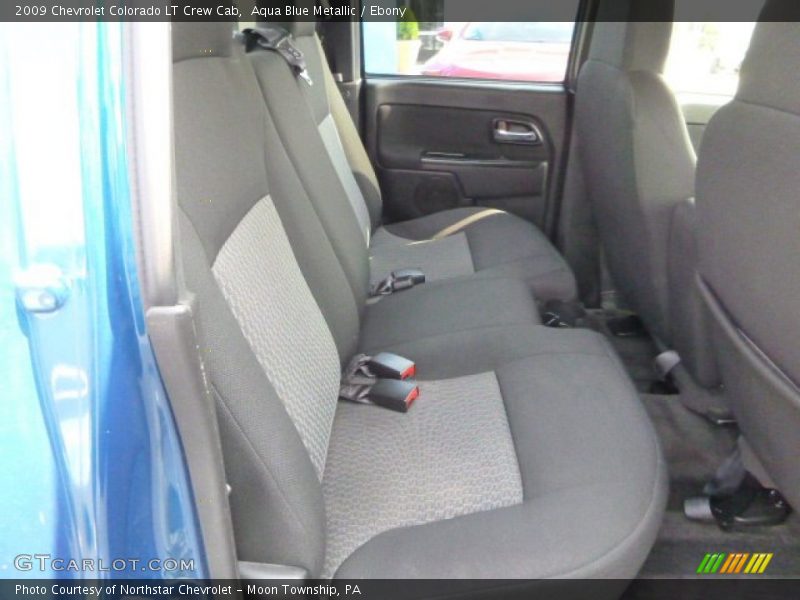 Aqua Blue Metallic / Ebony 2009 Chevrolet Colorado LT Crew Cab