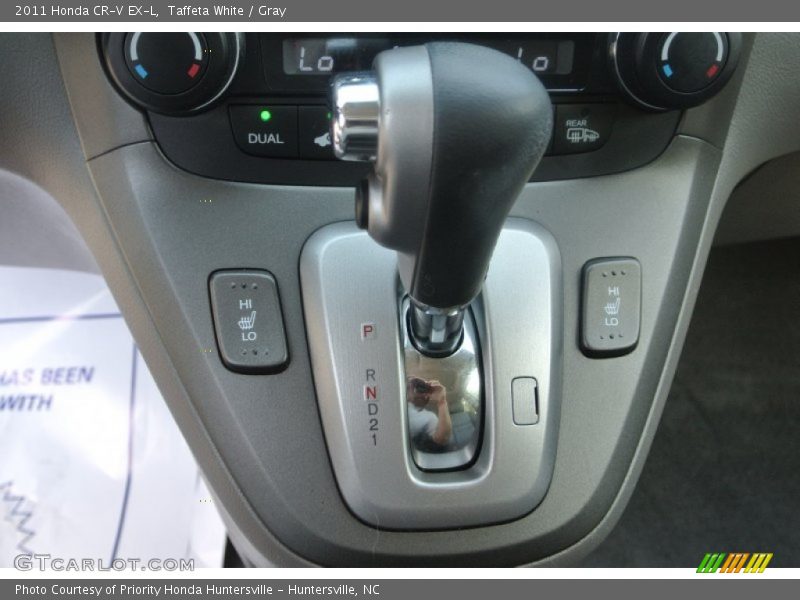 Taffeta White / Gray 2011 Honda CR-V EX-L