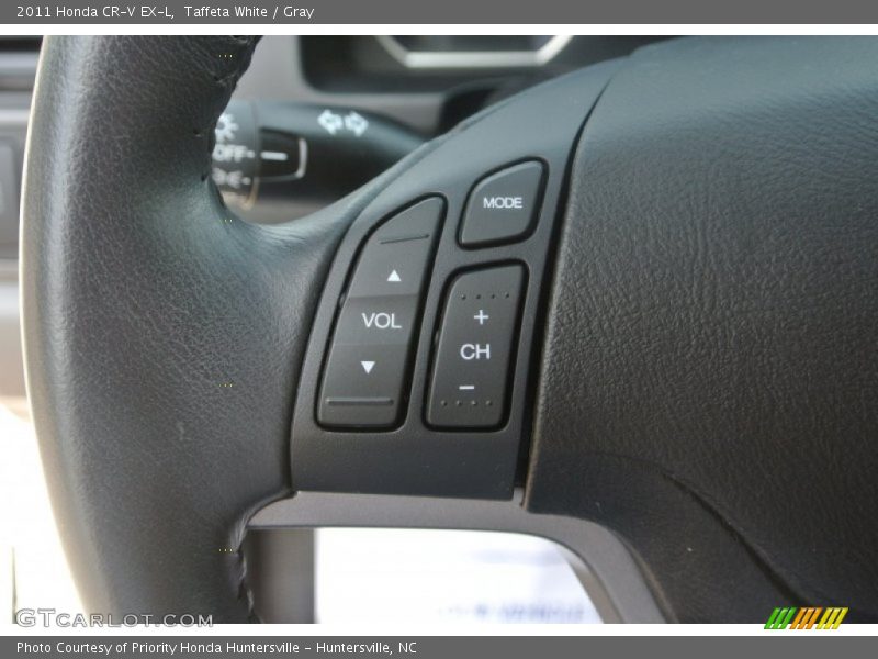 Taffeta White / Gray 2011 Honda CR-V EX-L