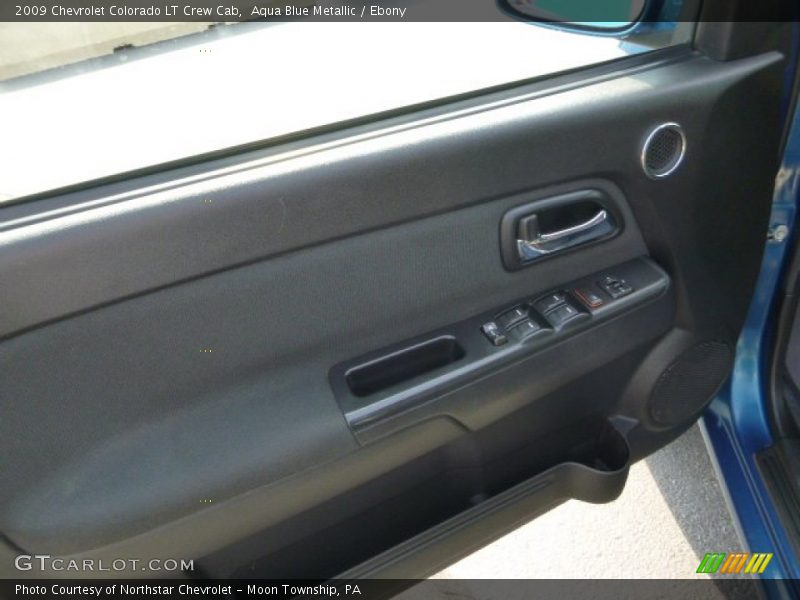 Aqua Blue Metallic / Ebony 2009 Chevrolet Colorado LT Crew Cab