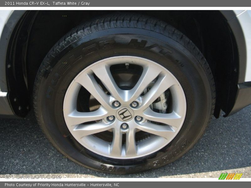 Taffeta White / Gray 2011 Honda CR-V EX-L