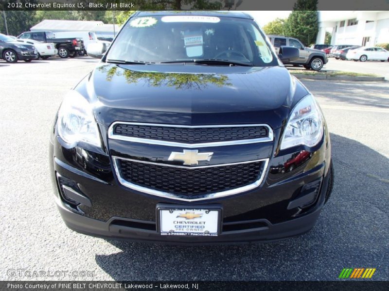 Black / Jet Black 2012 Chevrolet Equinox LS