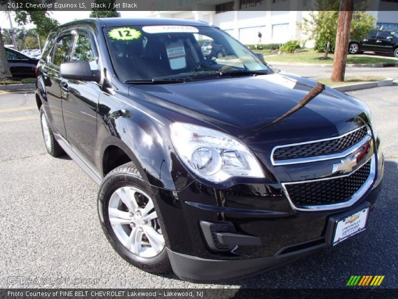 Black / Jet Black 2012 Chevrolet Equinox LS