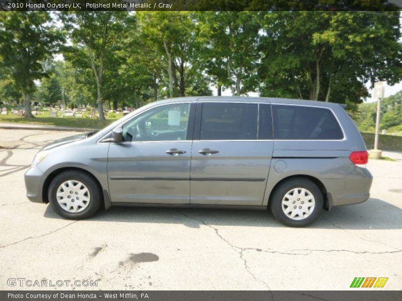 Polished Metal Metallic / Gray 2010 Honda Odyssey LX