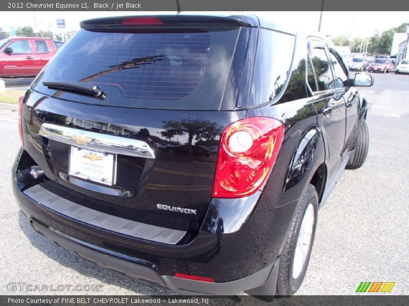 Black / Jet Black 2012 Chevrolet Equinox LS