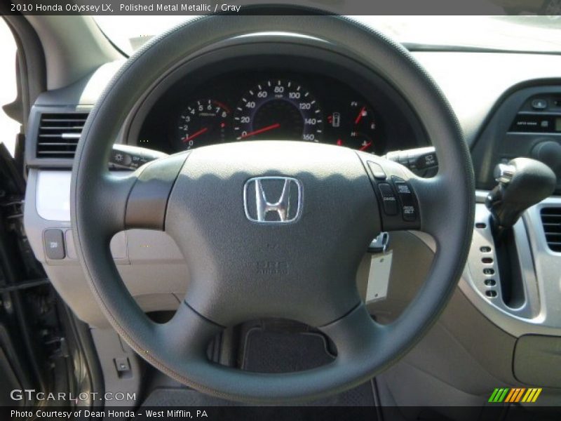 Polished Metal Metallic / Gray 2010 Honda Odyssey LX