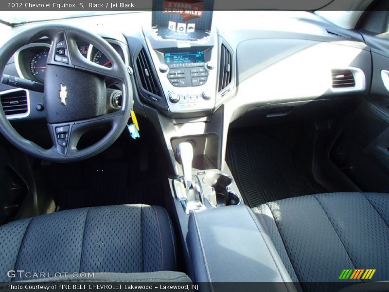 Black / Jet Black 2012 Chevrolet Equinox LS