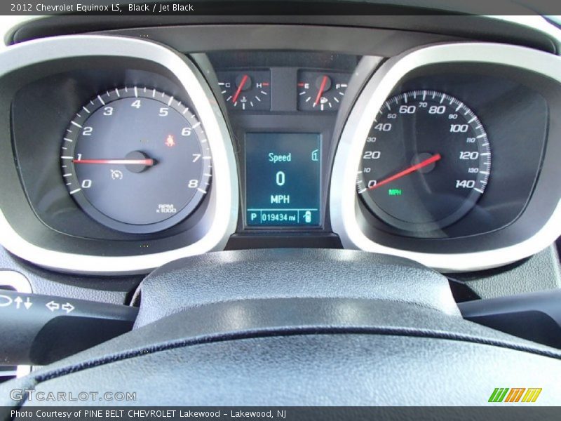 Black / Jet Black 2012 Chevrolet Equinox LS