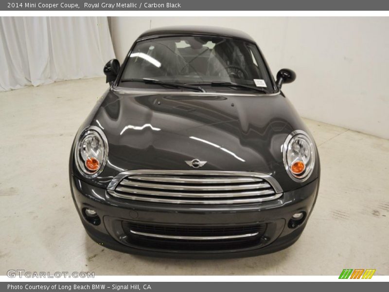 Royal Gray Metallic / Carbon Black 2014 Mini Cooper Coupe