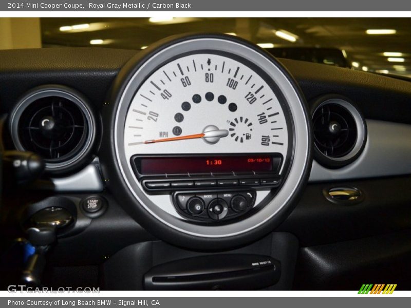 Royal Gray Metallic / Carbon Black 2014 Mini Cooper Coupe