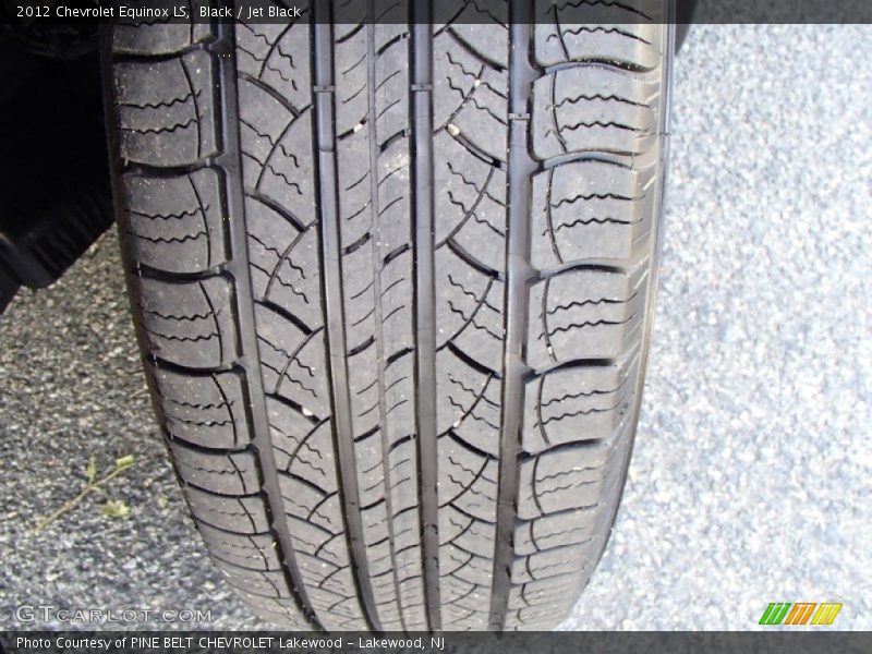 Black / Jet Black 2012 Chevrolet Equinox LS