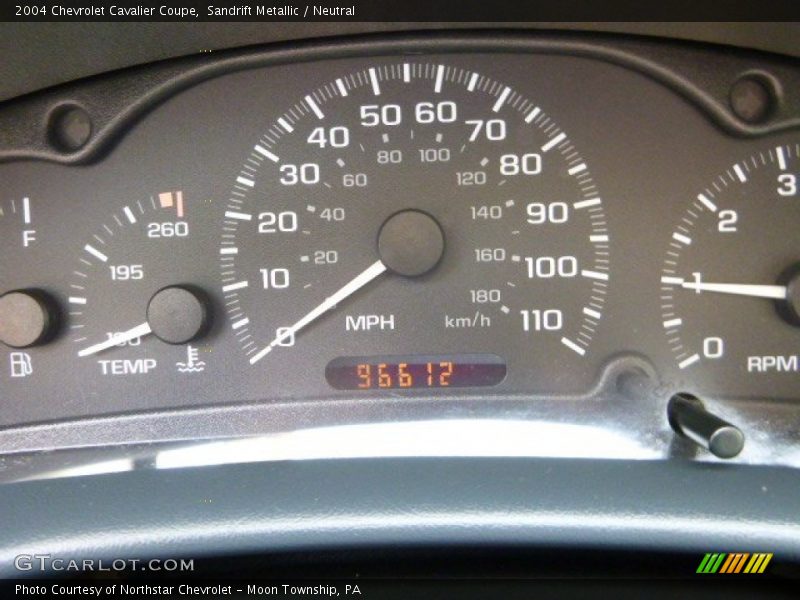  2004 Cavalier Coupe Coupe Gauges