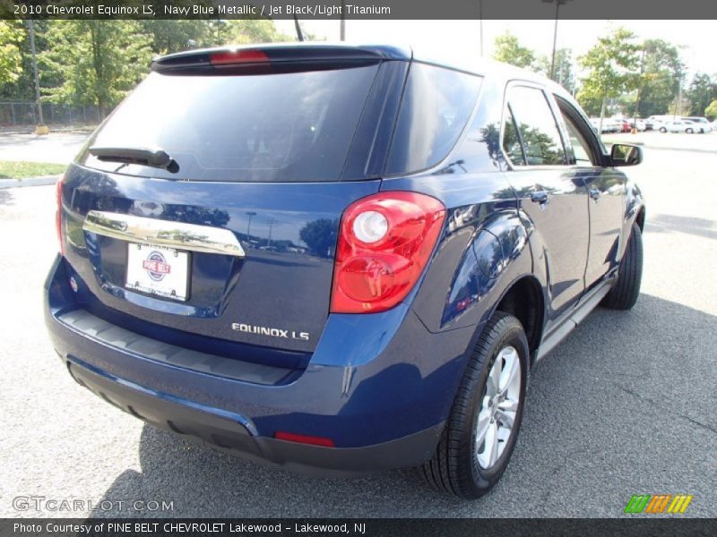 Navy Blue Metallic / Jet Black/Light Titanium 2010 Chevrolet Equinox LS
