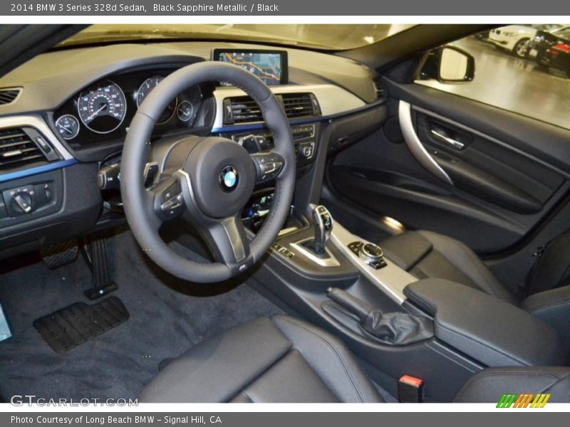 Black Interior - 2014 3 Series 328d Sedan 