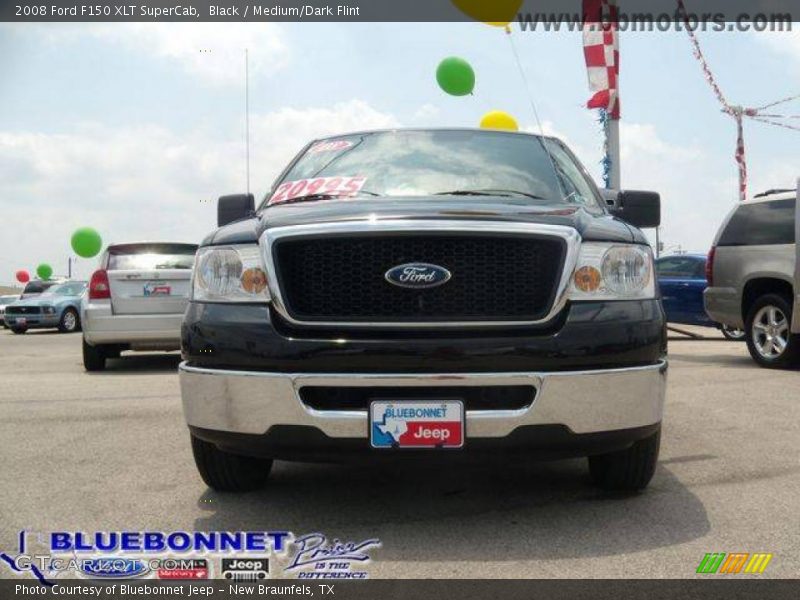 Black / Medium/Dark Flint 2008 Ford F150 XLT SuperCab