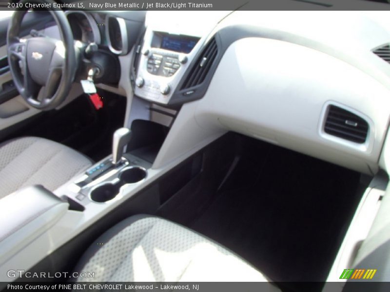 Navy Blue Metallic / Jet Black/Light Titanium 2010 Chevrolet Equinox LS